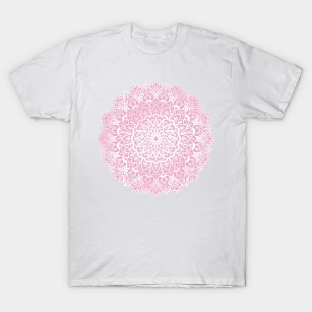 Pink Sky Mandala T-Shirt by kellydietrich